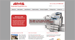 Desktop Screenshot of amscopiers.com